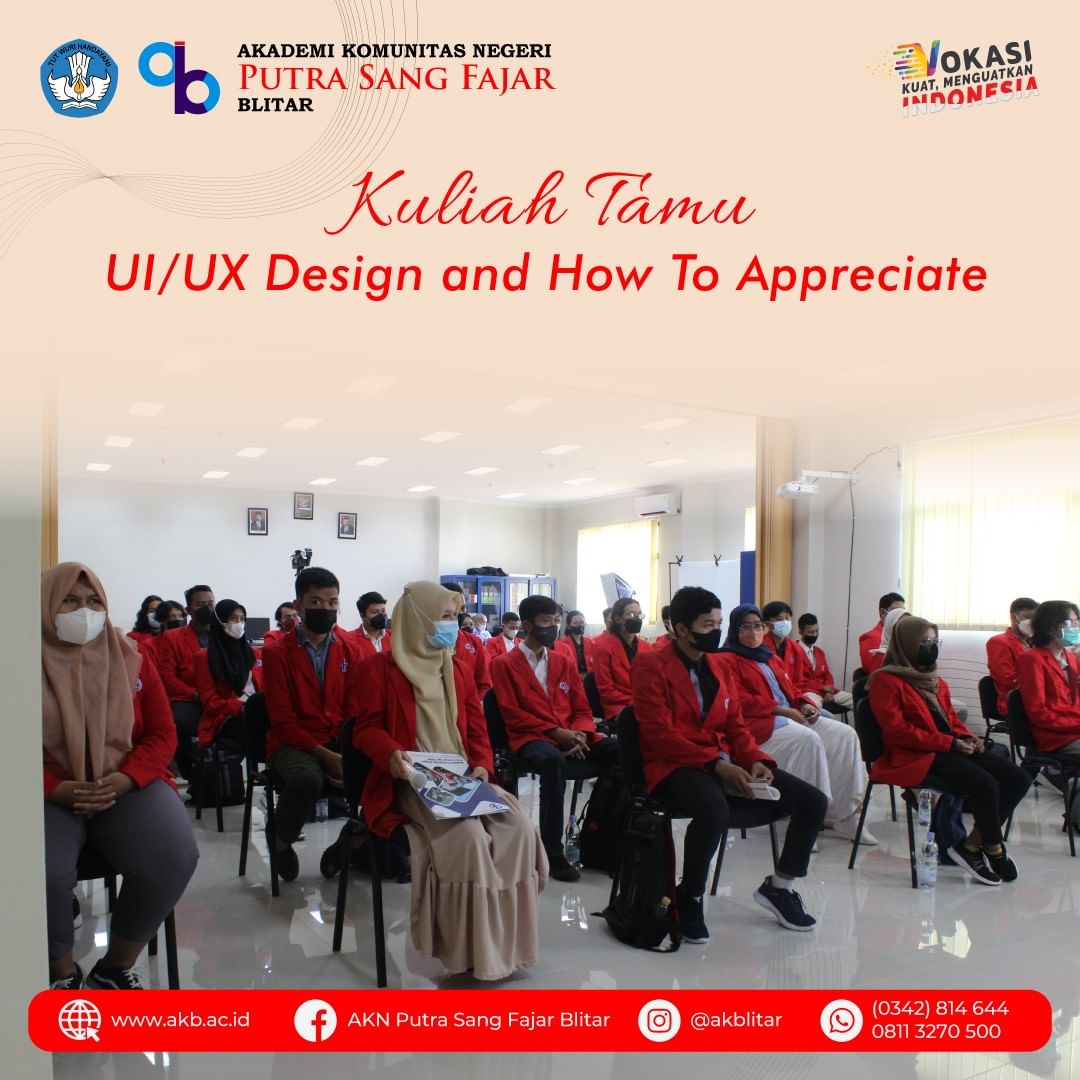 Kuliah Tamu UI/UX Design and How To Appriciate
