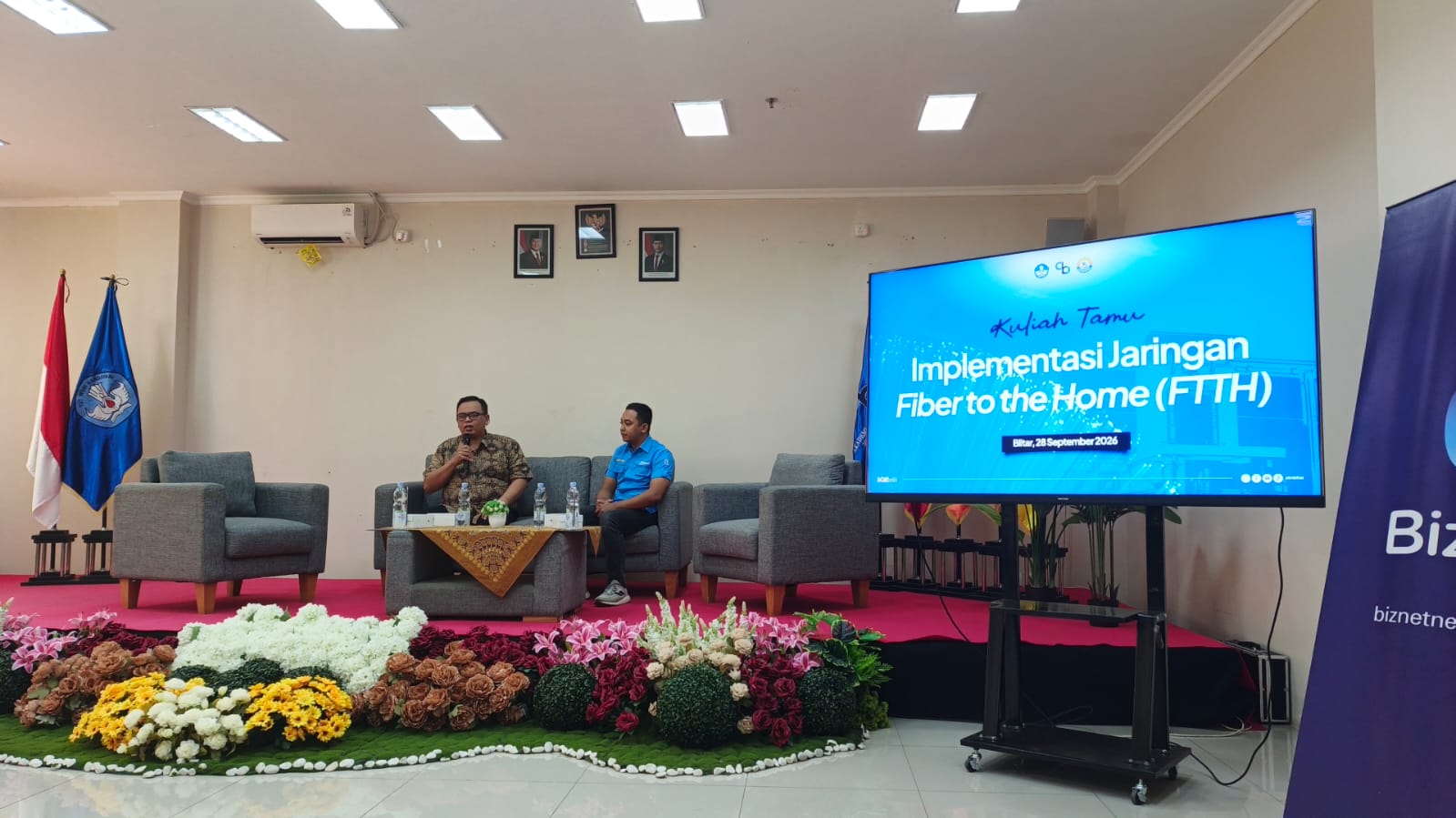 Pelaksanaan Kuliah Tamu 2026 oleh Biznet dan Alumni